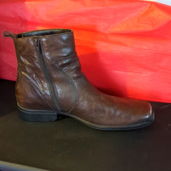 Rockport Other - Rockport Toloni Leather Mens Size 10 M Ankle Boots APM2691D Brown